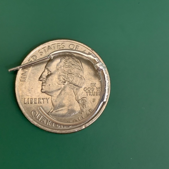 .925 Cross Hoop Sterling Silver Earrings #faith #bible - Picture 4 of 7